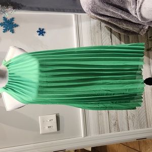 NWT LLove Women's sz S Pleated Mini lined Dress